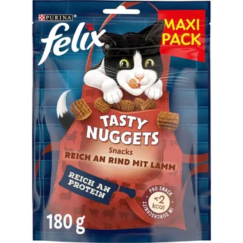 FELIX Tasty Nuggets hovězí a jehněčí 6× 180 g