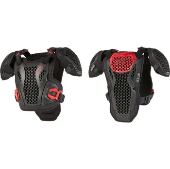 Motocyklový chránič hrudi a pátěře a Dětský chránič těla ALPINESTARS ALPINESTARS BIONIC ACTION YOUTH 6740424-13 velikost L/XL , barva černá/červená (ochrana hrudníku, zad a ramen )