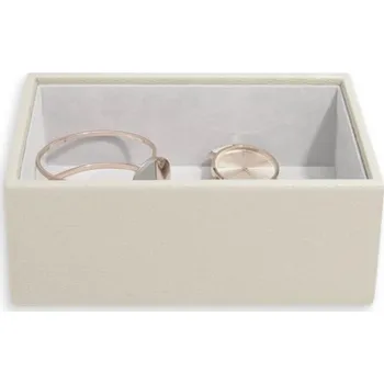 Šperkovnice Box na šperky Stackers Oatmeal Mini Open Layer | krémová 75617
