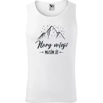 Pánské tílko Pánské tílko Malfini Core Hory volají, musím jít