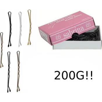 Sponky do vlasů 51 mm, 200g/300g hnědé 8703 (300g)