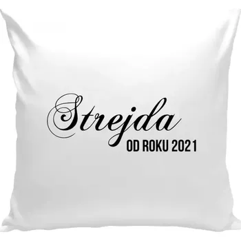 Polštář Polštář bílý 40x40 cm Strejda od roku
