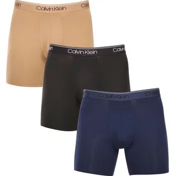 Boxerky 3PACK pánské boxerky Calvin Klein vícebarevné (NB2570A-KM1) XL NB2570A-KM1 Možnost vrácení zboží ZDARMA do 120 dnů!