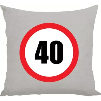 Polštář Narozeninový polštář - Značka - 40 × 40 cm