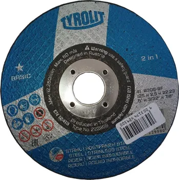 Řezný kotouč kotouč řez.na ocel 125x2,5x22,2mm