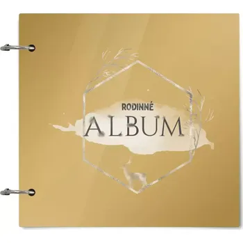 Fotokniha Plexi album se sponami Zlatý jelen v šestiúhelníku