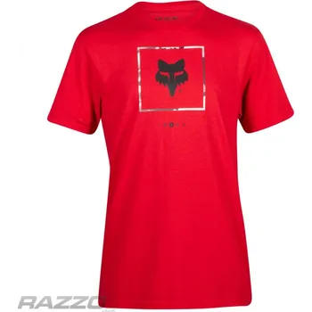 Pánské tričko Pánské tričko FOX Atlas SS Prem Tee Flame Red L