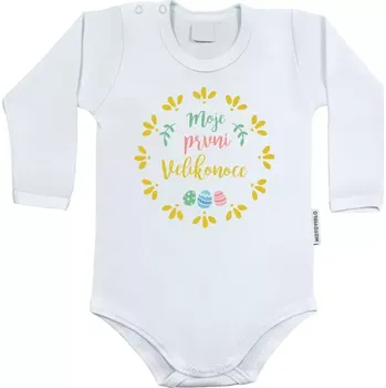 Kojenecký body Dětské body s dlouhým rukávem Moje první Velikonoce