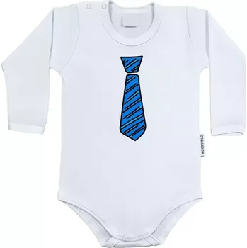 Kojenecký body Dětské body s dlouhým rukávem Kravata