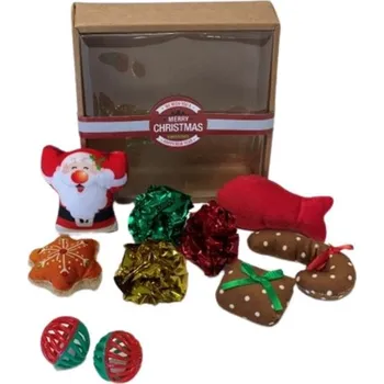 Hračka pro kočku AK Pets A.K. Vánoční box pro kočky 10v1