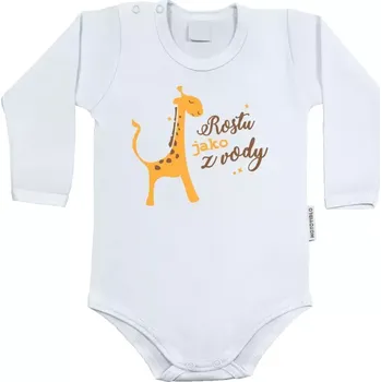 Kojenecký body Dětské body s dlouhým rukávem Rostu jako z vody