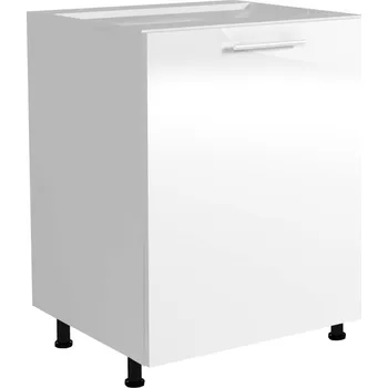 Kuchyňská linka Dolní skříňka MARCIE D-60/82, dvířka: bílý lesk + PROVĚŘENO zákazníky + vyzvednutí ZDARMA