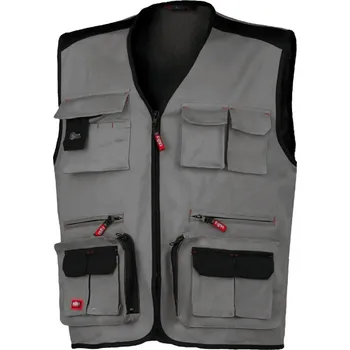 Pánská vesta Industrial Starter | Industrial Vesta Stretch 8746 - L / Šedá