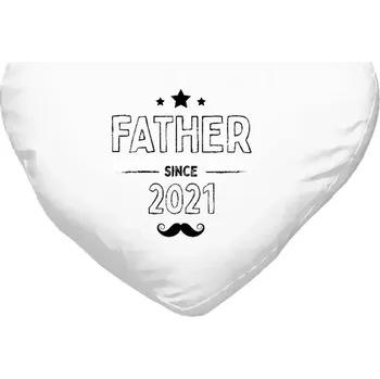 Polštář Polštář srdce 40x35 cm Father since