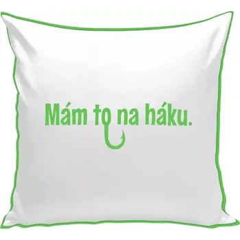 Polštář Polštář barevný 32x32 cm Mám to na háku