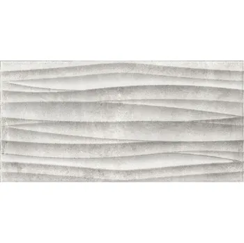 Dekor Kalina vlnka Gris, 250 × 500 mm, matný reliéfní BAU2107
