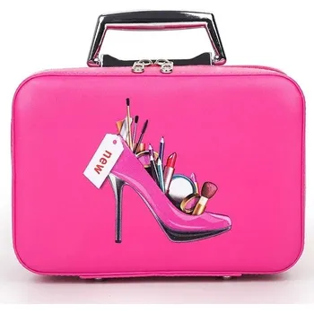 Kosmetický kufr BMD Kosmetický kufr Lodičky, růžový