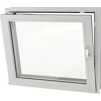 Okno Solid Elements Sklepní okno OS 1, L, 80 × 60 cm, dvojsklo, 3 komory, bílé 700159