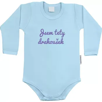 Kojenecký body Dětské body s dlouhým rukávem Jsem tety drahoušek