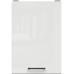 BRW Junona Line Tafla horní skříňka G1D/40/57 LP, bílá/bílá křída lesk