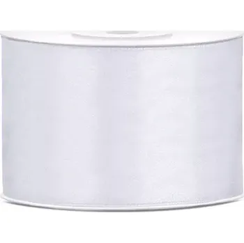 Stuha Stuha satén 50mm x 25m bílá