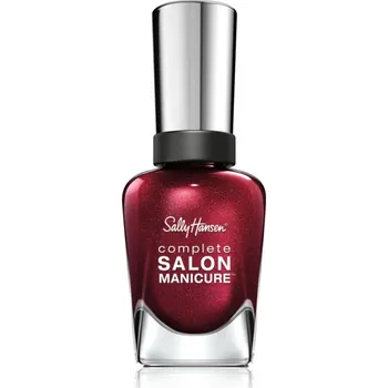 Dekorativní kosmetika Sally Hansen Complete Salon Manicure posilující lak na nehty odstín 411 Wine Not 14.7 ml