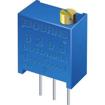 Potenciometr Bourns 3296W-1-504LF cermetový trimr 0.5 W 500 kΩ 9 ° 1 ks