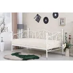 Kovová postel SUMATRA bílá 90x200