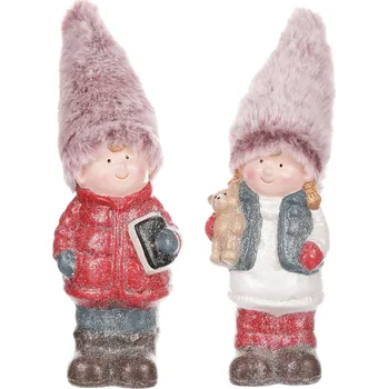 Vánoční ozdoba Autronic Děti keramické, mix 2 druhů. Cena za 1ks MT454