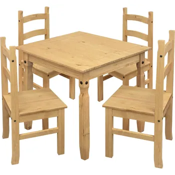 Jídelní set Idea nábytek Jídelní stůl 16117 + 4 židle 1627 CORONA 2