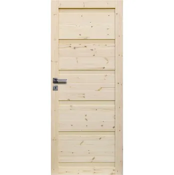 Interiérové dveře RADEX Dveře Etna plné borovice, 60L