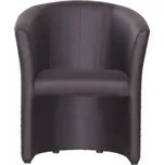 Křeslo TUANGU, černá ekokůže + vyzvednutí ZDARMA