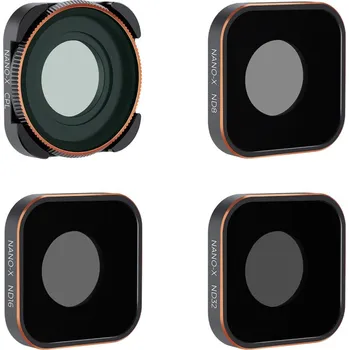 K&F Concept HERO 9/10/11 Filter Set 4pcs HD (ND8+ND16+ND32+CPL) withAnti-reflection Green Film