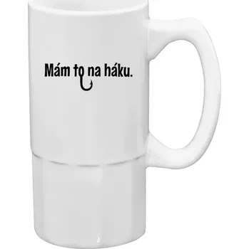 Sklenice Rybářský půllitr - Mám to na háku - 500 ml