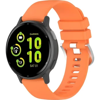 VSECHNONAMOBIL 66936 SILICONE Řemínek pro Garmin Vivoactive 5 / Vivoactive 6 oranžový