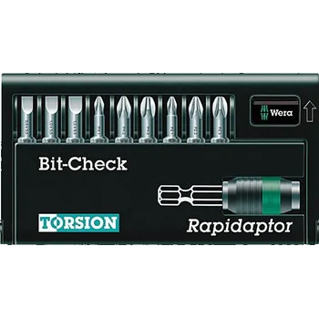 Bit Wera Premium Plus Sada bitů 8600/9 Torsion, 10 ks 5073410001