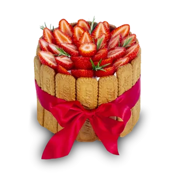 Frutiko.cz Jahodový dort 20 cm