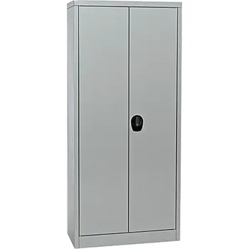 Policová skříň Regalux Dílenská skříň, 180 × 80 × 41 cm, kov, šedá 20350925