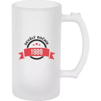 Sklenice Narozeninový půllitr - Skvělý ročník - matný