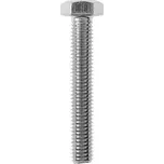 Profi Depot Metrický šroub DIN 933, šestihranná hlava, M8 × 60 mm, nerezová ocel, 50 ks 4024506266001