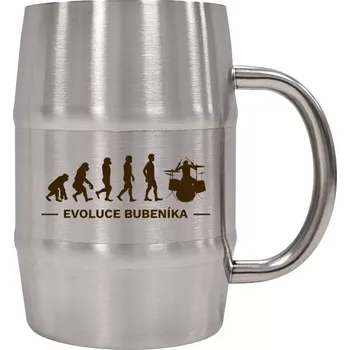 Sklenice Nerezový chladicí půllitr Evoluce - bubeník