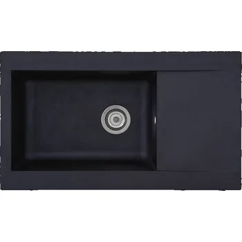 Nerezový dřez Respekta Vestavný dřez Denver, 860 × 500 × 200 mm DENVER 86X50 SCHWARZ