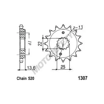 Řetězová sada pro motocykl Řetězové kolečko KAWASAKI ZX-6RR Ninja rok 03-06