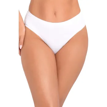 Oblečení a móda Dámské kalhotky 195 white - BABELL Bílá XL