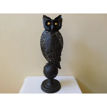 VELKÁ KOVOVÁ SOVA 61 CM