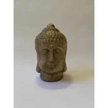 HLAVA BUDDHY - ZLATO BRONZOVÉ BAREVNÉ PROVEDENÍ