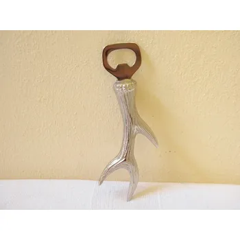 Otvírák KOVOVÝ OTVÍRÁK NA LAHVE - DESIGN - PAROŽÍ