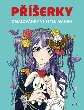 Antistresové omalovánky Příšerky: Omalovánky ve stylu manga - Edika (2023, brožovaná)