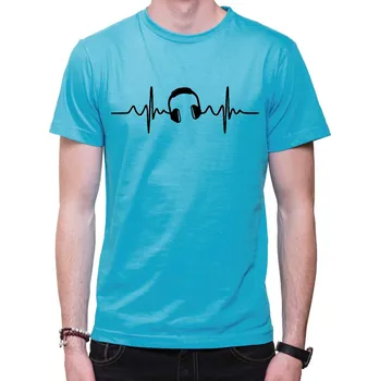 Pánské oblečení Tričko - EKG Music, Barva látky tyrkysová modrá, Střih Pánsky / UNISEX, Velikost Dětské 122 cm/6let