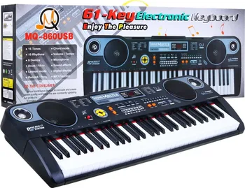Hudební nástroj pro děti Elektronické klávesy MQ-860USB černé